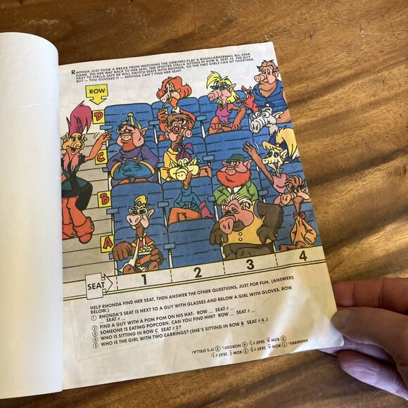 Burger King ALF MELMAC Meal Box Activity Book - Take Me, ALF To The Ball Game - Picture 7 of 11